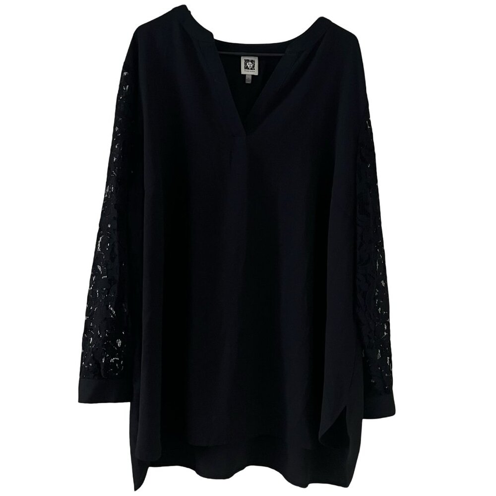 Anne Klein Lace Sleeve Dress